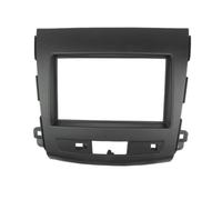 Kit Instalación Marco Radio Coche Radio Fascia Doble 2 DIN Panel para Estéreo Y DVD Montaje En Tablero Kit Ajuste Marco Frontal para Mitsubishi para Outlander XL 2006-2012