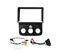 Kit Instalación Radio Panel Frontal Y Bisel para Dodge para Ram 2013 2014 2015 2016 2017 2018 2019 Accesorios Coche(Fascia Cable canbus)