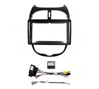 Kit Instalación Reacondicionamiento Tablero 9 Pulgadas, Panel Reproductor DVD Estéreo, Marco Audio GPS con Android, Bisel para Peugeot 206 2002-2010 Marco Panel Radio Coche
