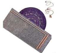 Kit integral de varillas de radiestesia y péndulo para consulta de minerales, agua y alma