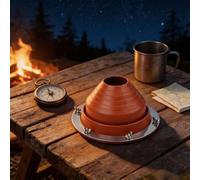 Kit intermitente de ventilación de estufa compatible con estufas de leña estándar utilizadas en tiendas de campaña, cobertizos, barcos, cabinas y entornos de invernadero (1 paquete)