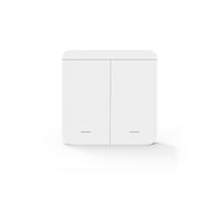 Kit interruptor de luz Smart WiFi - Receptor + interruptor inalámbrico, mando a distancia inteligente, compatible con la aplicación Tuya y Google Home/Alexa (1 interruptor (2 teclas)