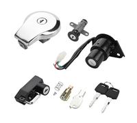 Kit Interruptor Encendido Motocicleta Tapa Tanque Combustible, Cerradura Asiento Llaves, Compatible Para Virago XV535 XV250 XV125 Interruptor De Encendido Con Llave
