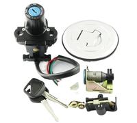 Kit Interruptor Encendido Tapa Depósito Combustible Cerradura Asiento Y Llave Para XLV650 Transalp 2000 2001 2002 2003 2004-2006 Interruptor encendido cilindro
