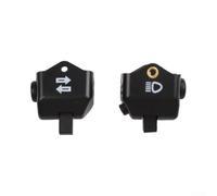 Kit Interruptor Motocicleta 2 Piezas ABS para Simson para s50 S51 KR51 para schwalbe Intermitente Manillar 40mm