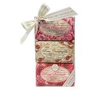 Kit Jabones Le Rose Nesti Dante 3x 150g