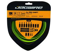 Jagwire Set de cables de cambios 2X Pro verde one_size