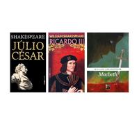 Kit Júlio César + Ricardo iii + William Shakespeare - Macbeth