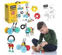 Kit Jumbo Off Bits: construye tu propio robot de juguete, kit de juego educativo Montessori, juguetes de construcci n STEM para juegos en grupo y
