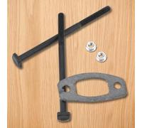 Kit Junta Silenciador con Pernos Tuercas para Motosierra 50 51 55 Rancher Accesorio Reparación Escape Duradero Metal Resistente Calor
