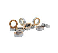 Kit juntas cojinete Para MR106RS rodamiento ABEC-3 10 Uds 6X10X3 Mm miniatura MR106-2RS rodamientos de bolas naranja sellado MR106 2RS