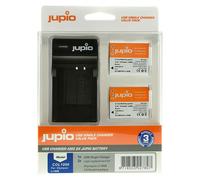 Jupio COL1000 - Cargador (2 Pieza(s), Ión de Litio, Li-90B, 1270 mAh, 3,6 V, Ampolla)
