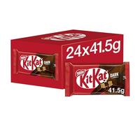 Kit Kat - Barras de chocolate con leche oscura de 4 dedos, 24 x 41,5 g