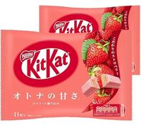 Kit Kat KitKat Mini Adultos Dulces de Fresa Nestlé Japón 11 piezas (Paquete de 2)