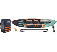 Kit kayak hinchable coleman sevylor maui 2+1 para 2 adultos y 1 niño incl. 2 remos / bolsa impermeable / portabebidas / bomba de aire