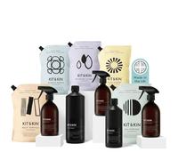 Kit & Kin Eco Home Cleaning Bundle | Productos de limpieza no tóxicos a base de plantas | 100% derivados naturalmente | Seguro para mascotas | Regalo para mudanza de casa