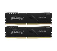 Kingston Technology FURY Beast 64GB 3200MT/s DDR4 CL16 DIMM (Kit de 2) Black