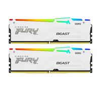 Kingston Technology FURY Beast 64GB 6000MT/s DDR5 CL30 DIMM (Kit de 2) White RGB EXPO