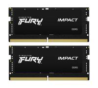Kit Kingston FURY Impact 32GB (2x16GB) DDR5-5600 CL40 SO-DIMM Memoria de trabajo