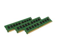Kit Kingston Technology de 12 GB, 3 x 4 GB, 1333 MHz, DDR3 PC3-10600, DIMM ECC de 240 pines para servidores HP/Compaq seleccionados KTH-PL313EK3/12G