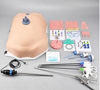 Kit laparoscópico, caja de entrenamiento altamente biomimética de un solo agujero con fuente de luz integrada para simulación de entrenamiento quirúrgico