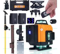 KIT LASER CROSS NIVEL 360 TAPA ROSFIX NARANJA TIGER VALISE 2AKU
