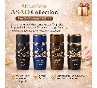 Lattafa Asad Set de regalo de 4 piezas 25 ml - Colección de fragancias orientales para hombre | Asad, Elixir, Bourbon & Asad Zanzibar