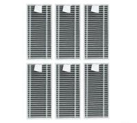Kit lavable de repuesto para filtro Ecovacs para Deebot X11 compatible con Omnicyclone X11 Pro y X11 Famille Robot Partes de aspiradora, color blanco, paquete de seis incluidos