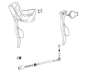 Kit Leva FR.Man.SRAM Force ETAP AXS IZQ Disc GR/IR