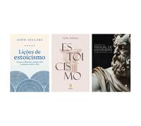 Kit Lições de estoicismo + Estoicismo + Manual de estoicismo