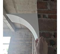 Kit Ligero de Marco de Puerta con Arco Redondeado para Paneles de Yeso, 2 Piezas de moldura de Arco Universal, Inserto de Arco Curvo prefabricado para Apertura de Puerta para renovación del