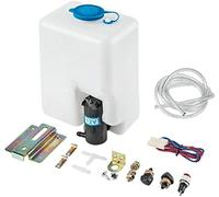 Kit limpiacristales universal para parabrisas 12 V, parabrisas universal bomba limpiacristales Bott universal coche parabrisas arandela bomba kit parabrisas arandela bomba depósito kit 99300