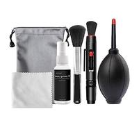 Kit limpiador de cámara digital 6 en 1 que incluye soplador de polvo con hisopos de limpieza, paños de microfibra y bolígrafo de limpieza de cámara para lente de cámara