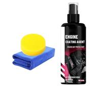 Kit Limpiador de Compartimento del Motor - Limpiador Profesional De 100ml Para Coche | Agente De Limpieza Automático Para Piezas De Lavado - Moto Camion Y Compartimento Domestico Del Van