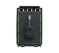 Kit Limpiador de Guitarras | Cepillo Limpiador Portátil 2 en 1 | Kit de Limpieza con Paño para Guitarra | Para Guitarristas Bajistas Violinistas Práctica en Casa Aula Estudio y Viaje