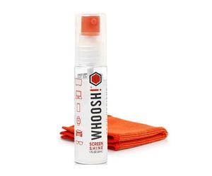 Kit limpiador de pantallas whoosh kit go wsh002/ spray 30ml + paño microfibra