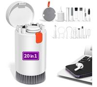 Kit limpiador electrónico 20 en 1 para teclado, iPhone, AirPods, MacBook, iPad, spray de limpieza y cepillo para laptop, tablet, auriculares, herramienta de limpieza de dispositivos digitales