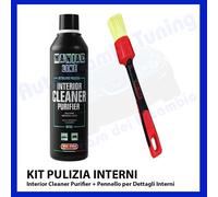 Kit de Limpieza Interior Coche MAFRA Limpiador Purifier + Pincel 12 Detalles