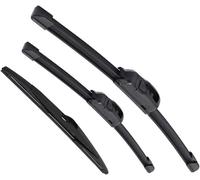Kit Limpiaparabrisas para Toyota C-HR Mk1 SUV Design Excel 2016-2023 | Compruebe el anclaje antes de comprar. Garantiza un barrido silencioso y sin rayas bajo la lluvia para ver claro.