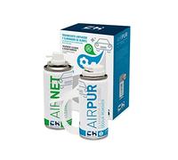 Kit limpieza aire vehiculos AIR-NET/PUR | ESTANDAR 2xSpray 100 ml (Limpia y elimina olores) ESTANDAR Desinfectantes