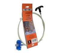 Kit Limpieza Deshollinador Estufas Bolita Y Madera Cepillo 80MM Y Suporte De 2M