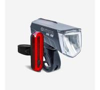 Kit Luces Bicicleta VAIL 100 USB + Microlente COB USB Sensor Desaceleración Talla única