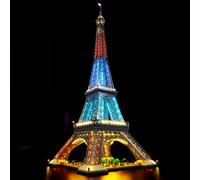 Kit Luces LED Compatible con Le-Go 10307 Torre Eiffel París, Iluminación Lámpara LED con Control Remoto (Solo Luces, No Modelos) C