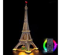 Kit Luces LED Compatible con Le-Go 10307 Torre Eiffel París, Iluminación Lámpara LED con Control Remoto (Solo Luces, No Modelos) B