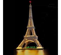 Kit Luces LED Compatible con Le-Go 10307 Torre Eiffel París, Iluminación Lámpara LED con Control Remoto (Solo Luces, No Modelos) A