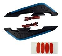 Kit Luces Spoiler ABS para Moto Personalizadas(blue) | aerodinámico, LED , transforma tu para moto, para estilo único, para fácil de instalar