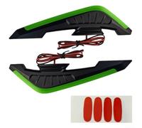Kit Luces Spoiler ABS para Moto Personalizadas(green) | aerodinámico, LED , transforma tu para moto, para estilo único, para fácil de instalar