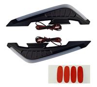 Kit Luces Spoiler ABS para Moto Personalizadas(white) | aerodinámico, LED , transforma tu para moto, para estilo único, para fácil de instalar
