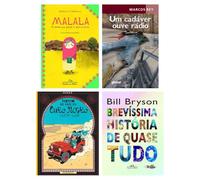 Kit Malala, a menina que queria ir para a escola + Um cadáver + 2 livros