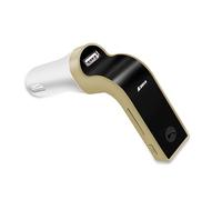 Kit manos libres Bĺuetooth - Transmisor FM 10x8cm | G7 Radio de Coche Reproductor MP3 para Encendedor de Cigarrillos, Adaptador de Audio Inalámbrico con Cargador USB Componentes Electrónicos ABS, 1 Pi